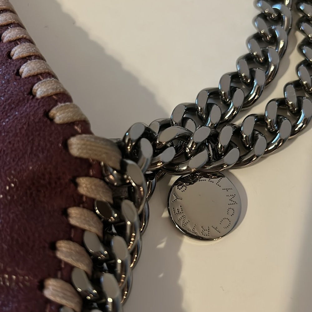 STELLA MCCARTNEY Falabella Vegetarian Suede Bag - Picture 2 of 10